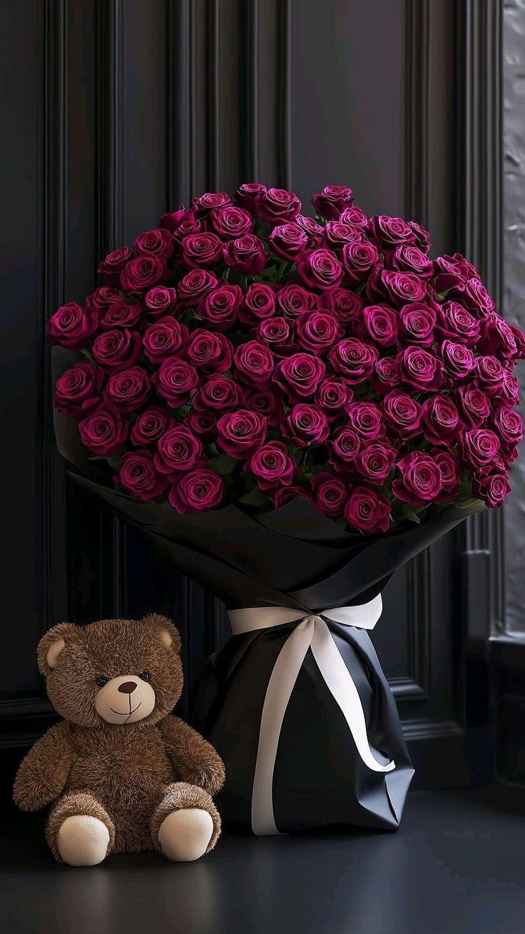 Professional floral arrangement in modern corporate setting